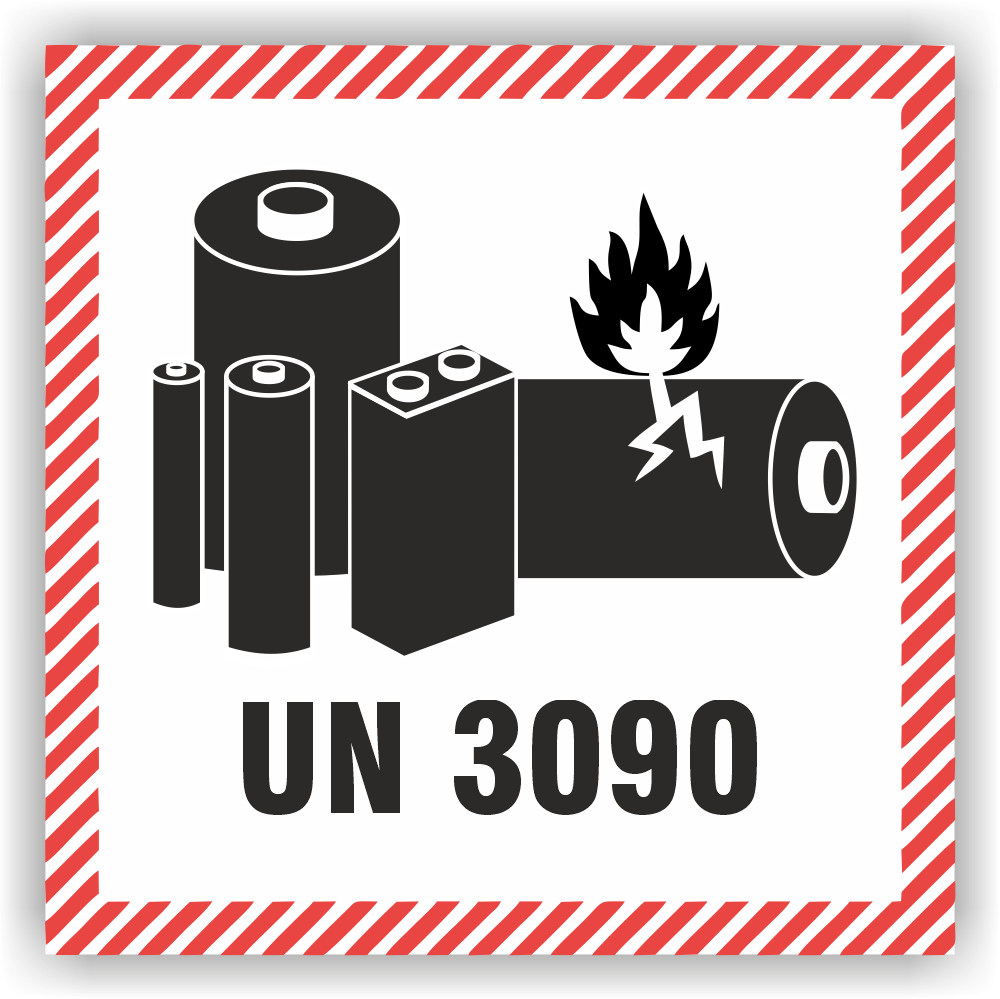 <p>Gefahrgut UN 3090 LITHIUM-METALL-BATTERIEN (einschließlich Batterien aus Lithiumlegierung) entsprechend Sondervorschrift 188 ADR (Lithiumzellen, die nicht dem ADR unterliegen).</p>