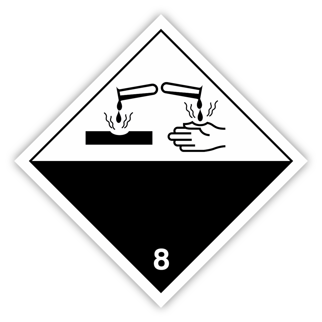 <p>Gefahrgut UN 2794 BATTERIEN (AKKUMULATOREN), NASS, GEFÜLLT MIT SÄURE, elektrische Sammler, Klasse 8. </p>